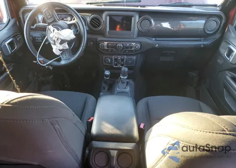 2021 Jeep Wrangler Unlimited Sport из США, поврежденный, VIN 1C4HJXDN9MW596033